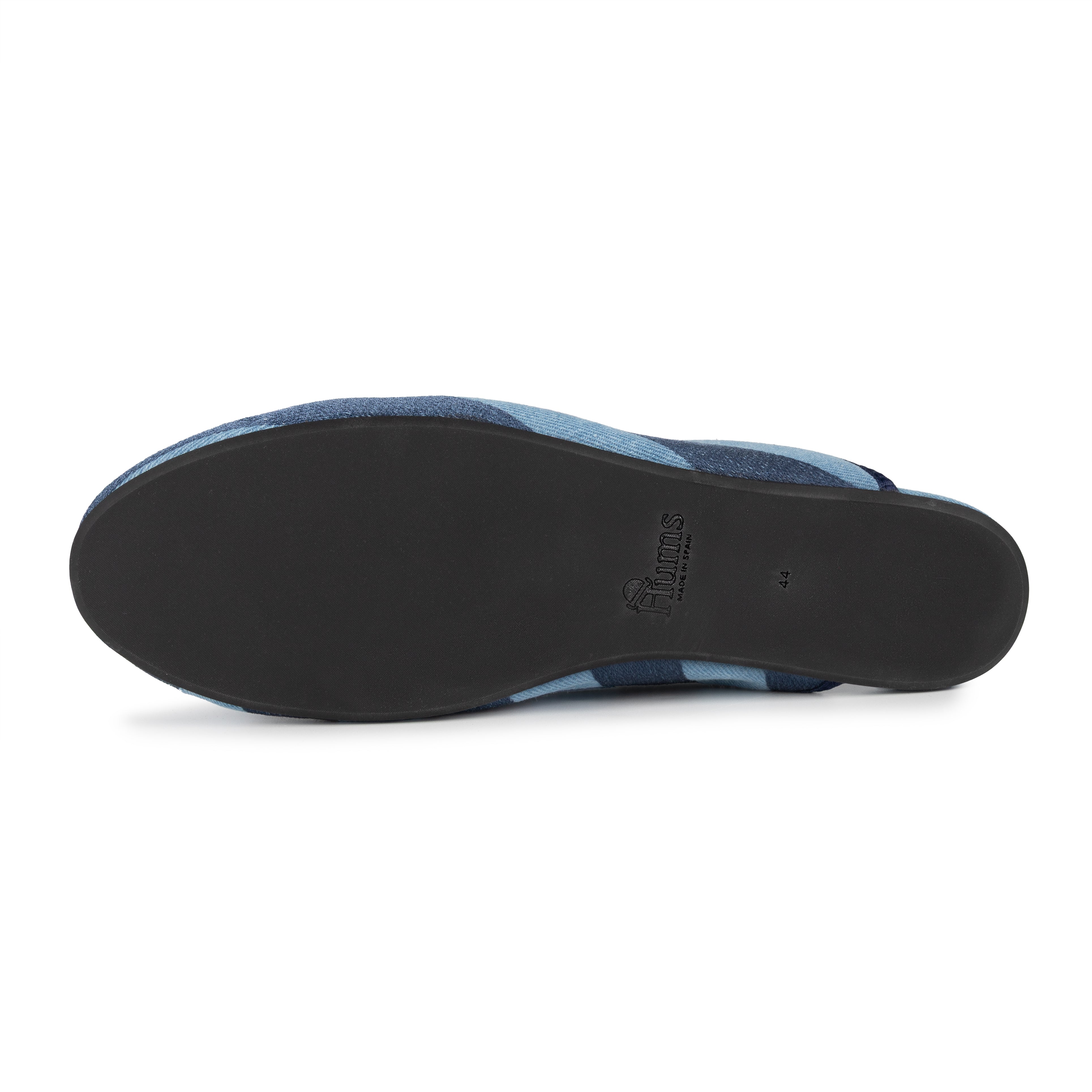 Blue Stripe Denim Slipper