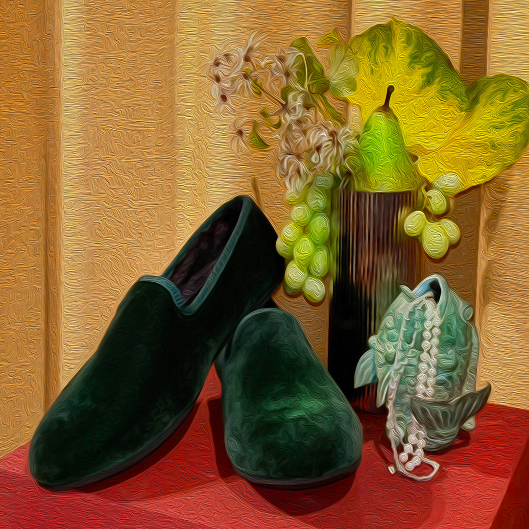 GREEN WHISPER loafer